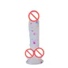 AKKAJJ Huge Dildo with Strong Suction Cup Waterproof Realistic Penis for Female Masturbation