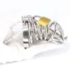 Nxy Cucrings Spiked Stop Masturbation Chastity Device Устройство Кейдж Замок Пенис Кольцо с Уретральным Катетер Супер Маленький Фетиш Металлический Мужской Секс-Игрушки 0214