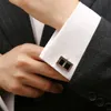 الفرنسية اثنين لون الرجال الأعمال أزرار أكمام مجوهرات قميص أزرار أكمام للرجال ماركة أزياء الكفة رابط الزفاف العريس زر صفعة الكفة AE57433652