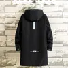 Casual Mens Windbreaker Vestes Long Trench Coat Pour Hommes Printemps Automne Hiver Vêtements 211011