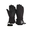 Gants de ski de snowboard d'hiver pour hommes en cuir PU écran tactile antidérapant imperméable moto cyclisme polaire gants de neige chauds femmes H1022