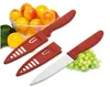 Skarp godis färg frukt kniv knivar täcker rostfritt stål bärbara röda gröna knivar paring