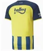 21 22 Turkiet Club Fenerbahce Soccer Jerseys 2021 2022 Camisetas de Fútbol Hemma bort Mesut Özil Ozan Tufan Perotti Samatta Camiseta Fotbollskjortor Fenerbahçe SK Uniform