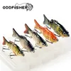 1 세트 2 5pcs 낚시 미끼 세트 상자 멀티 세그먼트 관절 하드 미끼 Wobblers Swimbait Crankbait Swim Bass For Pike Sinking 220207