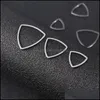 Findings & Components Charms 30-20Pcs/Lot Stainless Steel Geometric Bezel Hollow Pendant Earrings Necklace Supplies For Diy Jewelry Making A