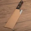 Offerta speciale Coltello da chef Lama satinata in acciaio ad alto tenore di carbonio Codolo completo Manico in legno Coltelli a lama fissa Lame affilate fatte a mano