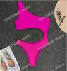 Italienischer Bikini Frühling Sommer neue High Fashion Doppelbuchstaben drucken Damen Bademode Tops von hoher Qualität