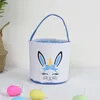 Panier de rangement d'oeufs de Pâques festif à la maison oreilles de lapin personnalisées seau sac à main créatif sacs-cadeaux ZC787