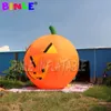 Decorazione di Halloween con zucca gonfiabile gigante all'aperto per eventi promozionali