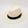 Hombre de mujer Hombrero de paja Sombrero Sun sombrero Ancho Brim Playa Cápsula plegable Hombres más Tamaño Fedora Hats Sunscreen