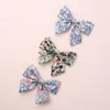 Bébé filles pinces à cheveux impression florale arcs épingle à cheveux pour enfants liberté coton Barrette enfants été cheveux accessoires 2 pièces/ensemble 211023