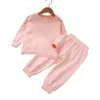 Dzieci Boutique Odzież Zestawy Outfits Kids Sports Wear Bluza + Spodnie 2 Kawałki Suit Boys Dressuit Toddler Girl Ubrania Zestaw