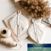 Nieuwe Macrame Placemats Cup Mat Bohemen Tafelkleed Noord-Europa Stijl Zuiver Handgemaakt Katoen Touw Braid Coaster Cup Pad Factory Prijs Expert Design Quality