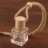 Bouteilles de parfum vides diffuseur d'huiles essentielles voiture pendentif parfums ornement assainisseur d'air parfum bouteille en verre