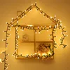 Fai da te Fata Luce Stringa di Natale 5m 250led 10m 500led Ghirlanda di luci per la cerimonia nuziale Capodanno Festa Room Decor 8 modalità