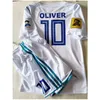 Tamanho infantil/masculino, traje cosplay do capitão Tsubasa, kits japão frança espanha Ozora Oliver Atom Camisas de futebol brancas