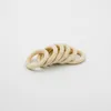 5 pz Massaggiagengive Portaciuccio Clip Naturale Sicuro Legno Anello per la dentizione del bambino 70mm Collana Bracciale Fai da te Anelli in legno Giocattolo Massaggiagengive Regalo 1228 Y2