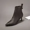 مصمم فاخر ماكيف منصة التمهيد أزياء المرأة كعب bootie ranger مع المربع الأصلي