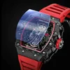 Designer luxo marca relógios friice esqueleto mecânico automático es para homens criativos moda esporte relógio impermeável fm602n