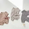 MILANCEL Summer Baby Clothes Striped Toddler Romper Korean Sleeveless Infant Jumpsuit 210816