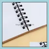 Notes Notepads Supplies Office Business & Industrialwholesale- Kraft Coil Sketch Sketchbooks Blank Creative Notebook School Stationery Hard