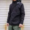 Homens causais windbreaker jaquetas moda casaco com capuz manga longa unisex exterior hip hop streetwear outono outono casaco de inverno