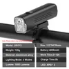 Lights de vélo BOLER 1000 LUMEN LUMIÈRE SET USB HAUT / BOUR POUR BEAUT MTB LAMPE DE BICYLIGNE