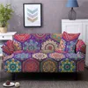 Böhmen Slipcovers soffa Täck mandala mönster täcker handduk vardagsrum möbler skyddande fåtölj soffor 211207