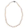 Ankomst Classic 7-8mm vit odlad sötvattenspärl halsband 17inch längd mode kvinnor smycken gåva