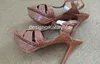 Sandales design de luxe pour femmes plate-forme mot T avec des talons hauts pour la fête 10cm 14cm boîte 34-42 006