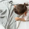 Bebek kucak battaniye çocuk ince örgü yorgan yaz klima battaniyeleri