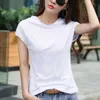 2021 Hooded Fashion Casual Mouwloos Katoen T-shirt Zomer Vrouwen Losse Simple Light Blue Tee Shirt Dames Paars Cool Cosy Tops X0628