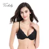 Varsbaby Genç Kadın Sexy Lingerie Dantel Push Up Ayarlanabilir Çiçek Bras 211110