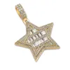 Pendant Necklaces Fashion Charm Hip Hop Jewelry Micro Paved Cubic Zirconia Bling Iced Out Star Necklace Rapper Gift For Women Men4912571