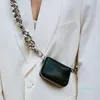 Bel Çanta Omuz Çantaları Zincir Mini Messenger Kız Moda Çantalar Debriyaj Kore Para Para Siyah Crossbody