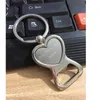 100Pcs Personalized Wedding Gifts For Guests Heart Bottle Wine Opener Keychain Wedding Favor Birthday Party Souvenir Custom Logo S283F