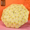 Podwójny parasol wiatroszczelny składane kobiety deszcz parasol dziewcząt dziewcząt mały rozmiar ochrona UV słońce letnie parasole