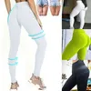 Vertvie High midja Sexig Yoga Leggings Kvinnor Fitness Gym Fold Sport Pants Elastic Legggin Slim Hip Push Up Female Workout Tights H1221