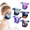 Halloween Designer Face Mask color printing creative three-layer disposable children protective masks