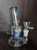 Bong Dab Rig Water Pipes Thick Glasshonecomb Perc Blue Bongs Heady Mini Pipe Wax Oil Rig