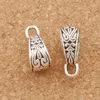 Flower Connectors Alloy Bails Beads 17.4x7mm Antique Silver/Gold/Bronze Fit Charm European Bracelet L682 210pcs/lot