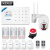 Kerui W18 Hem Säkerhet Bostadsrörelse Sensor App Control Smart GSM WIFI BURGLAR ALARM SYSTEM KIT