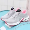 2021 Damesschoenen Dames Sneakers Mode Mesh Rood Ademend Casual Womens Outdoor Jogging Lopen