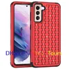 Luxe Diamond Bing Cases Heavy Duty Hybrid Full-Body Beschermhoes Case voor Samsung S21 FE 5G