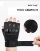 Gants tactiques sans doigts Police militaire de l'armée Fiche de protection des gants extérieurs grimpant à cyclisme gant