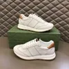 2021ss Top qualité Casual Chaussures de luxe Designer Sneaker Véritable Cuir Mesh bout pointu Race Runner en plein air sont Taille38-45 KLJJ0002