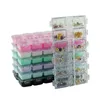 12 Grids Clear Empty Storage Box Rhinestone Acrylic Crystal Beads Jewelry Decoration Nail Art Accessories Pills Container