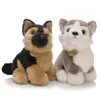 Animaux Race de chien Aurora Toys avec un long manteau soyeux en peluche allemand Shepher drôle poupée pour les enfants cadeau de Noël d'anniversaire 210728