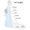 رخيصة الحجاب الزفاف رخيصة لحزب الزفاف الرومانسية واحدة الطبقة الكاتدرائية طول 3 متر الأبيض العاج الحجاب الزفاف مع مشط x0726