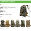 Sacs de plein air sac à dos étanche 50L grande capacité Camouflage Nylon sac aventure randonnée tactique militaire chasse Camping sac à dos